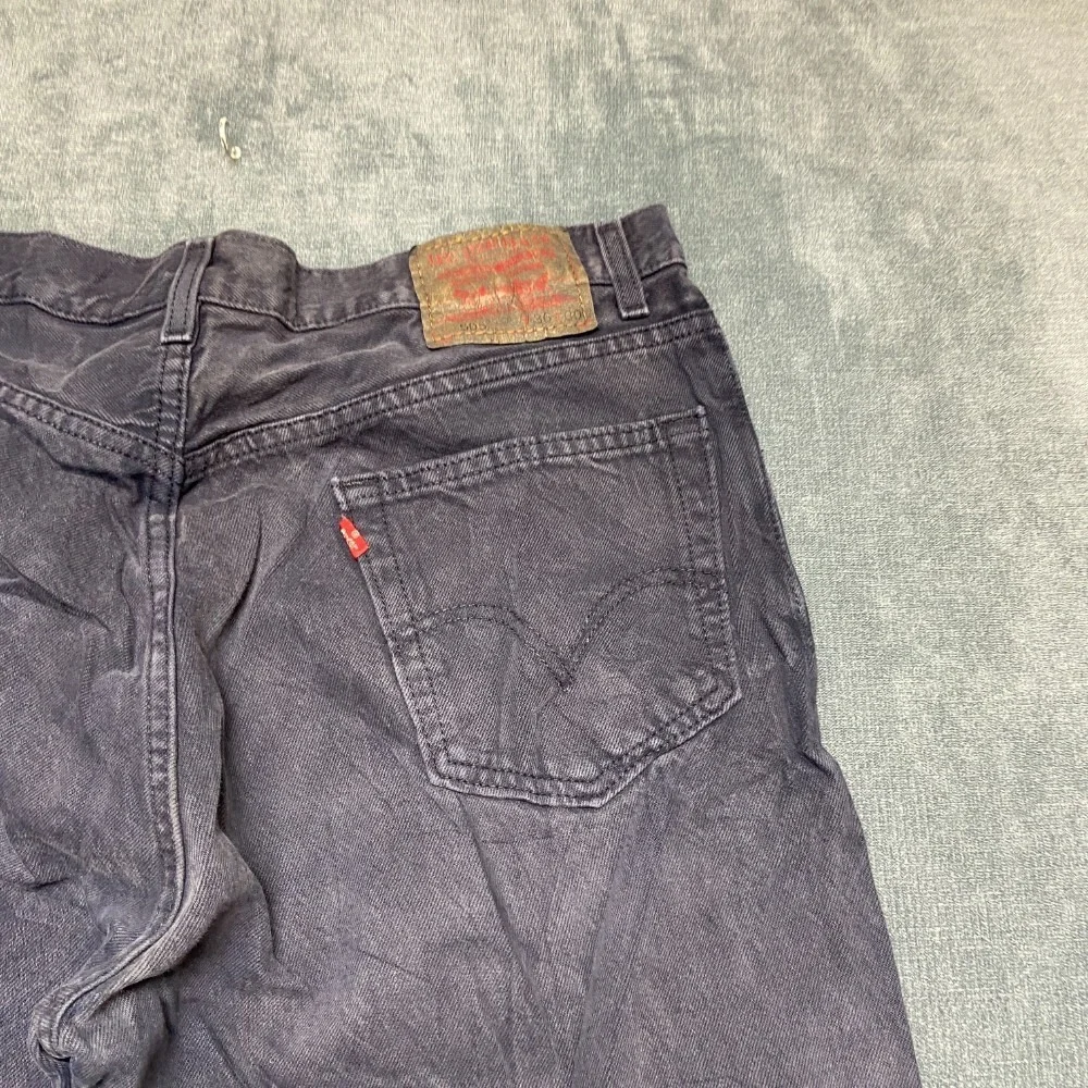 VTG Levi's 505 Jeans Mens 36x30 Navy Blue Denim Straight Leg Regular Fit  Wash